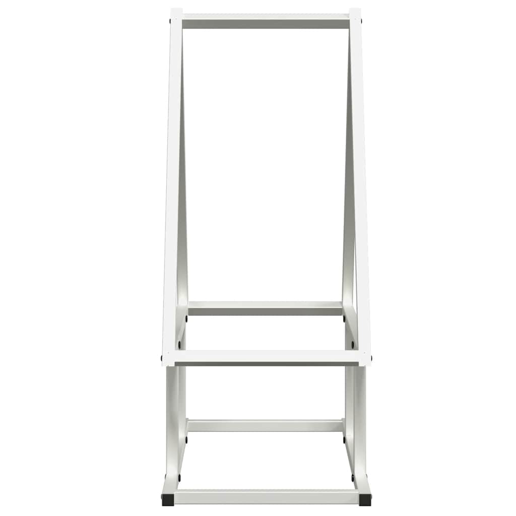 Stalak za drva bijeli 50x25x60cm hladno valjani čelik
