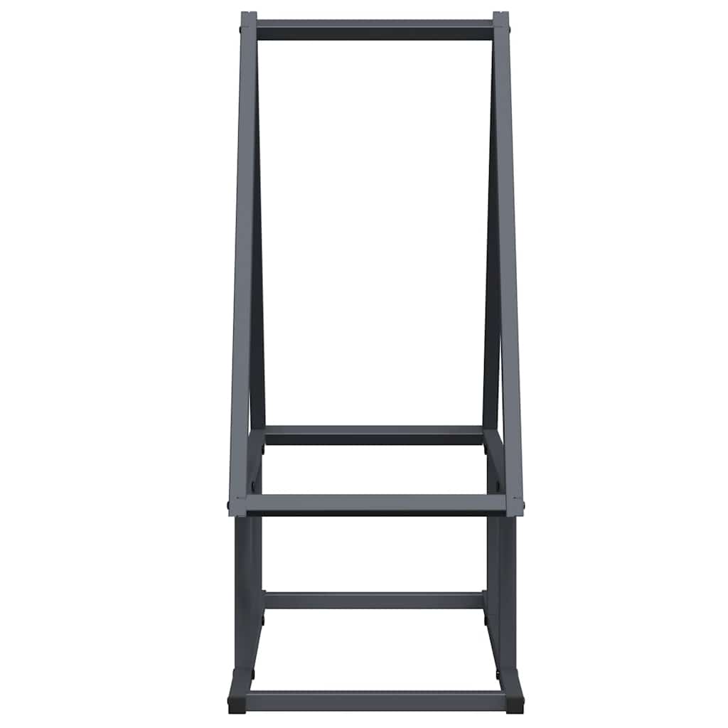 Stalak za drva antracit 50x25x60 cm hladno valjani čelik