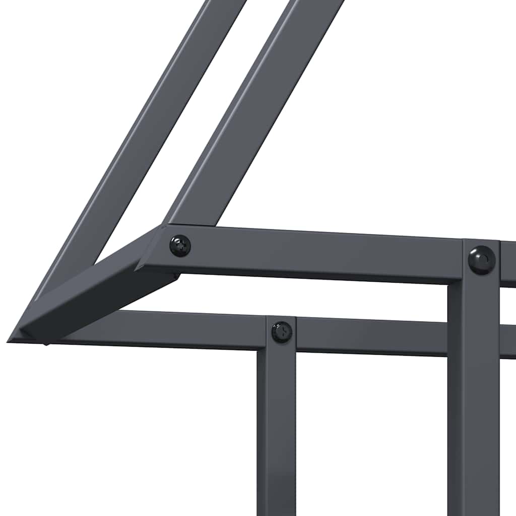 Stalak za drva antracit 50x25x60 cm hladno valjani čelik