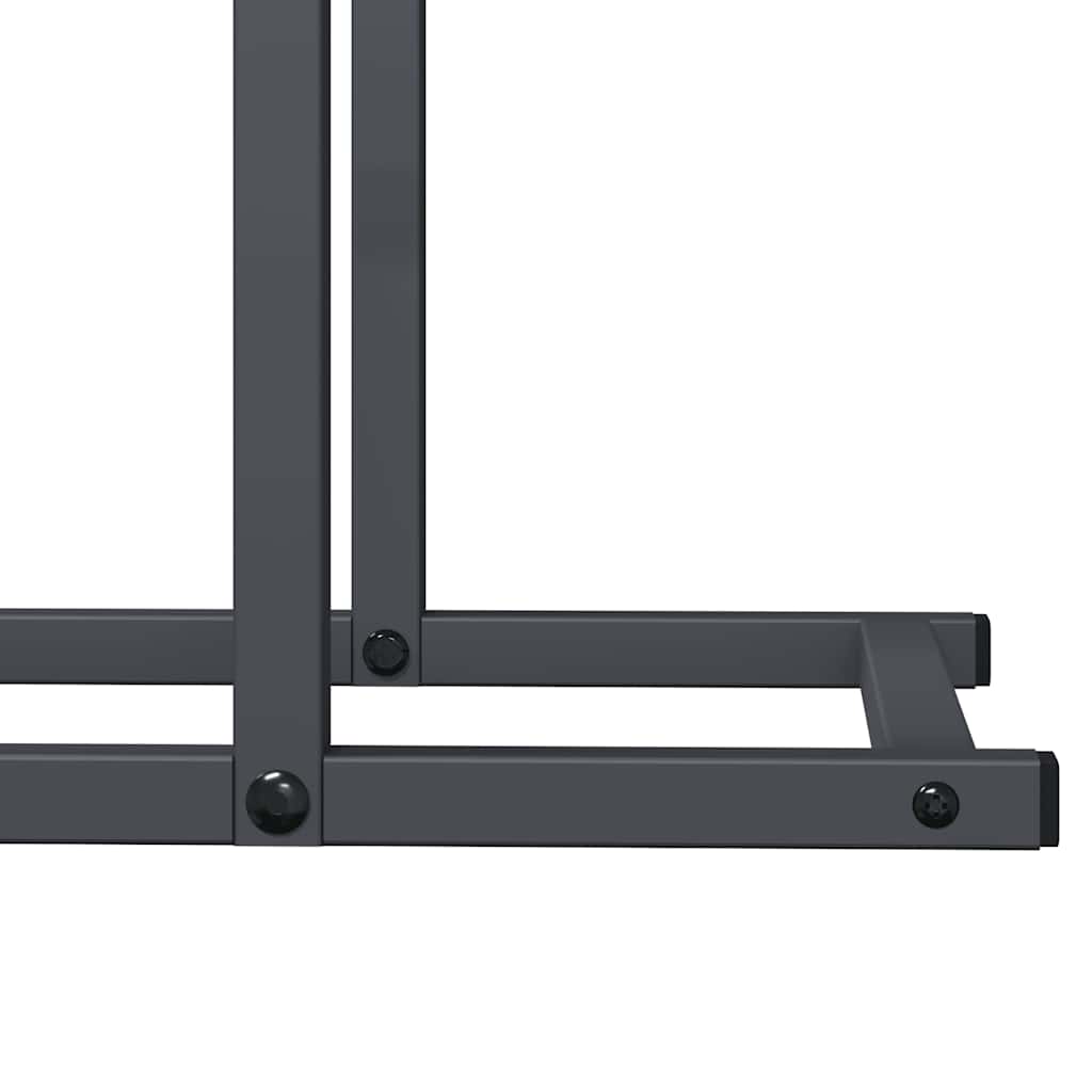 Stalak za drva antracit 50x25x60 cm hladno valjani čelik