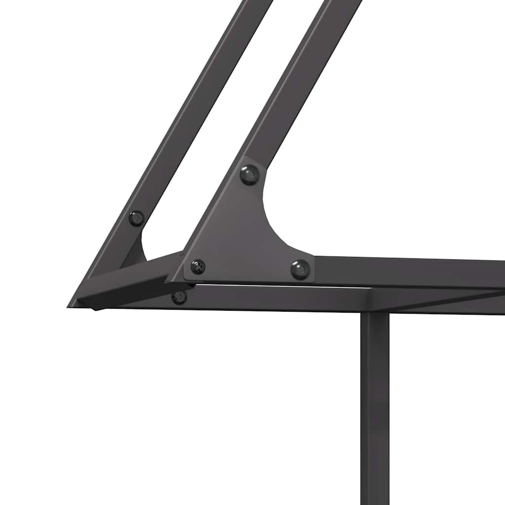 Stalak za drva crni 80x25x90 cm hladno valjani čelik