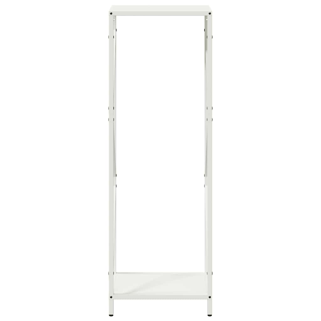 Stalak za drva bijeli 34x25x100 cm Hladno valjani čelik