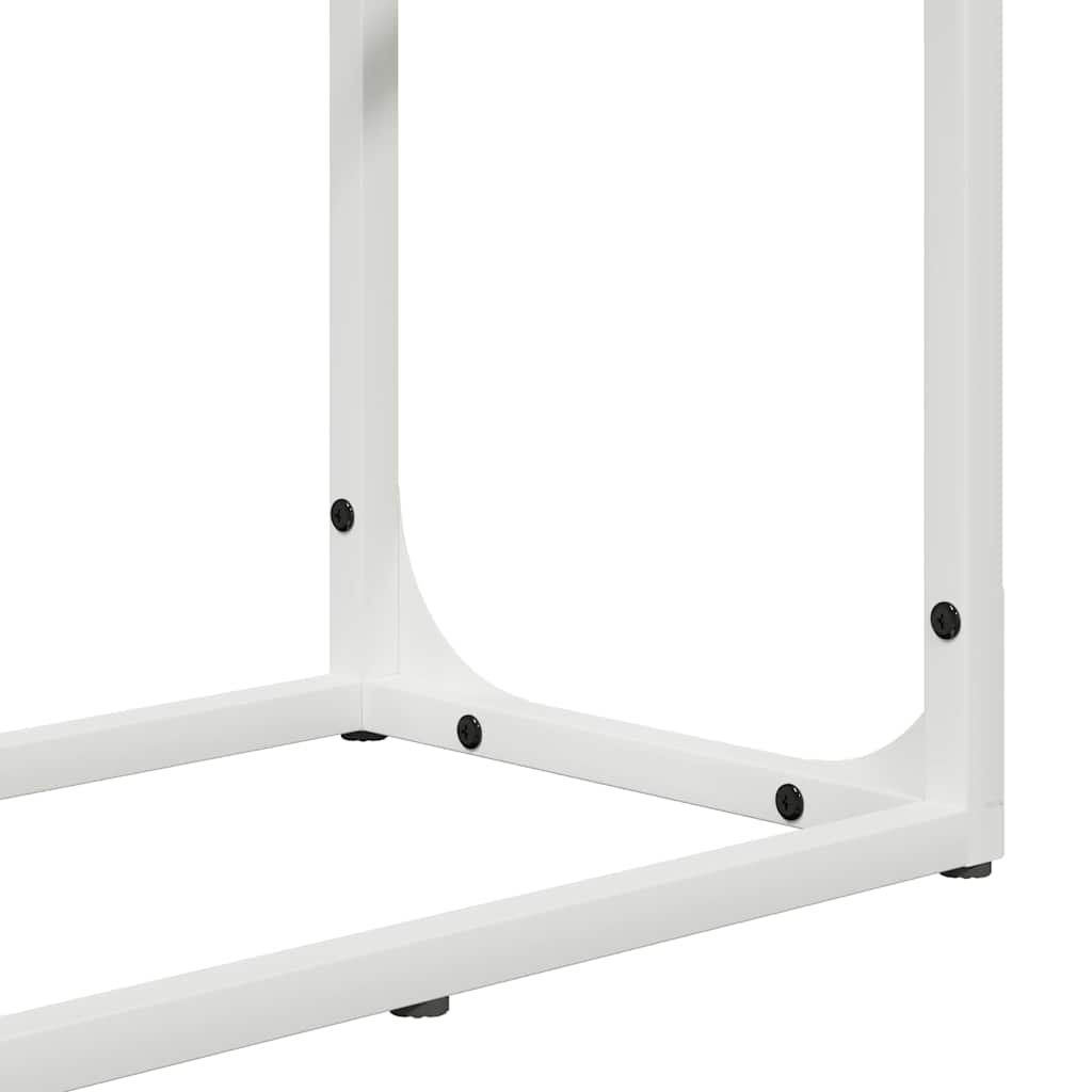 Stalak za drva bijeli 60x25x100 cm hladno valjani čelik