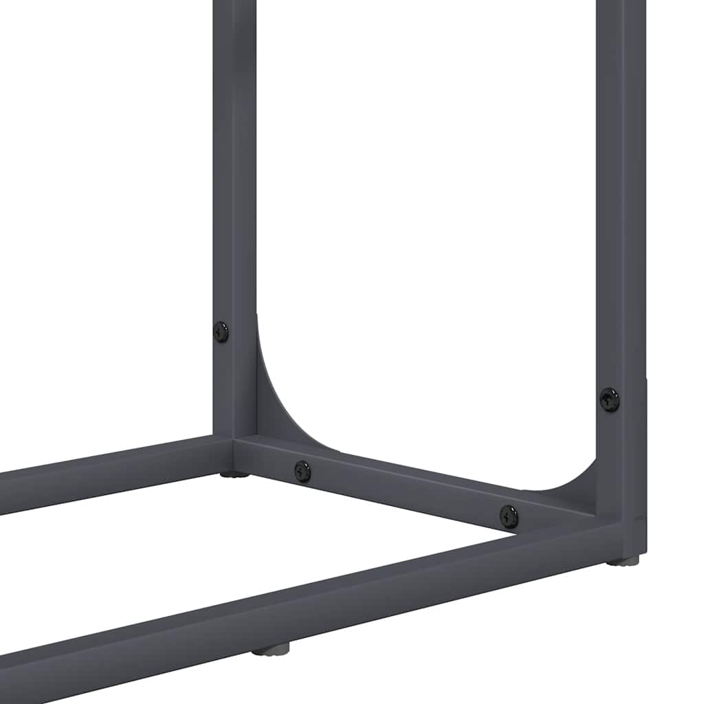 Stalak za drva antracit 60x25x100 cm hladno valjani čelik