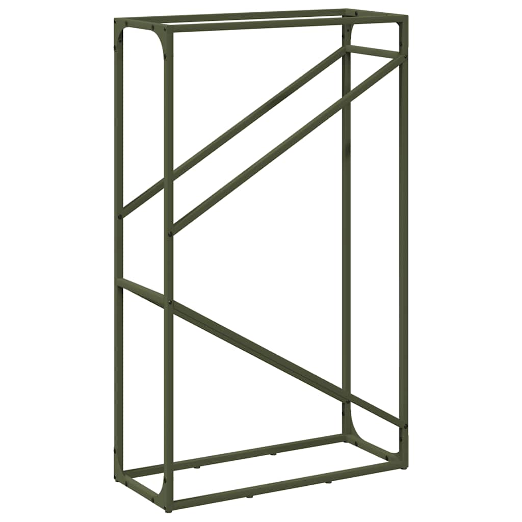 Stalak za drva 60x25x100 cm hladno valjani čelik
