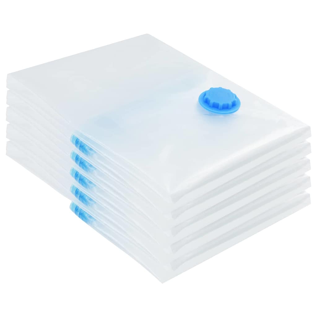 Vreće za spremanje Zidne 5 pcs Transparentne i plave 70 x 50 cm