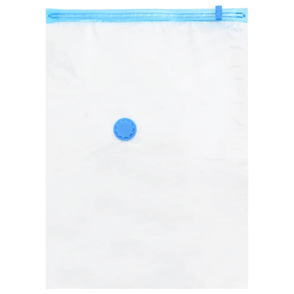 Vreće za spremanje 10 pcs Transparentne i plave 70 x 50 cm