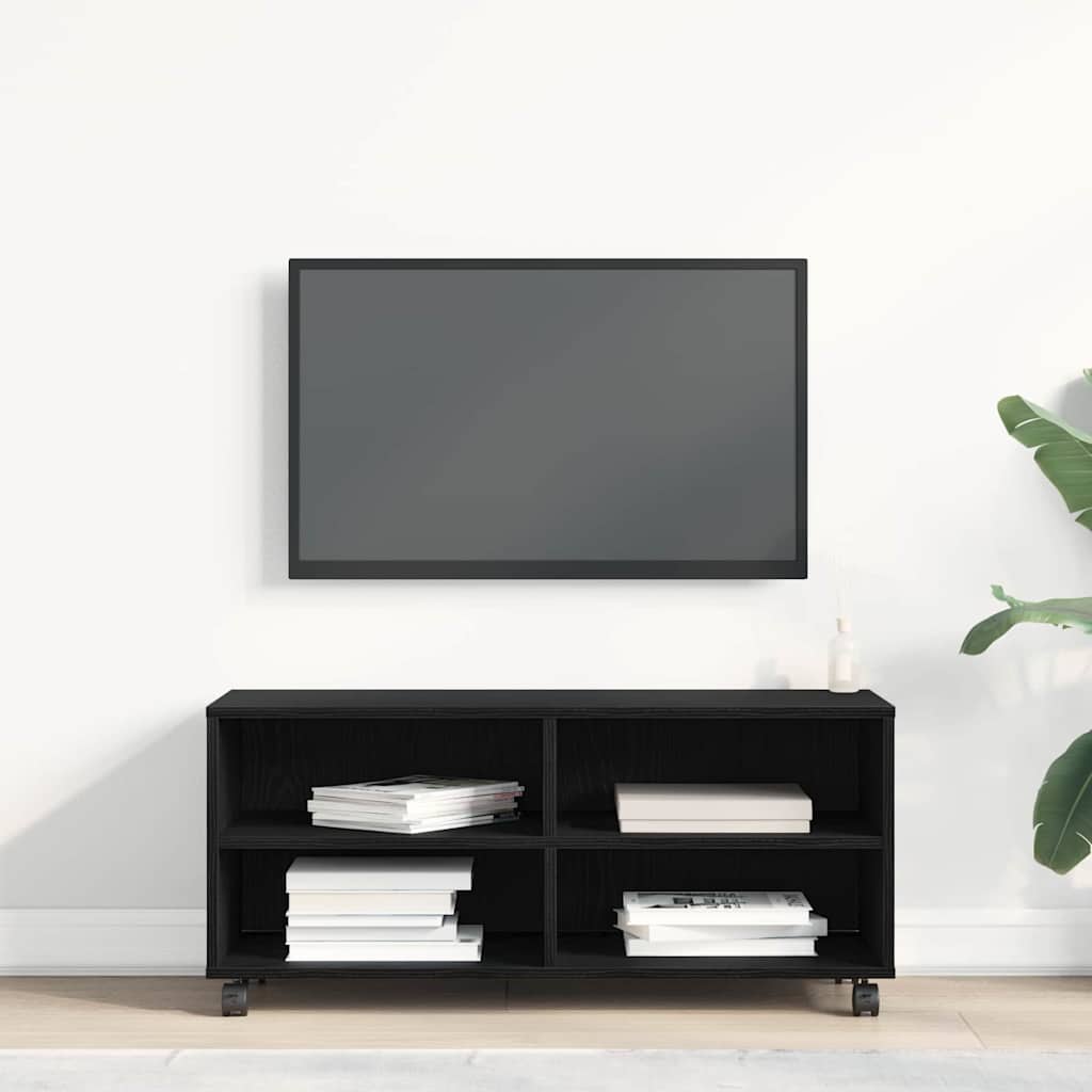 TV ormar Crna 90 x 35 x 40.5 cm Konstruirano drvo