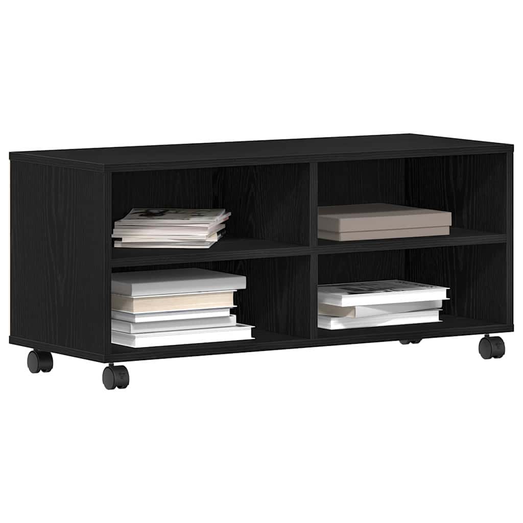 TV ormar Crna 90 x 35 x 40.5 cm Konstruirano drvo