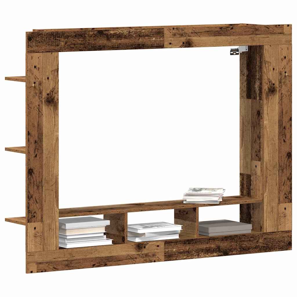 TV ormar Zidne Staro drvo 152 x 22 x 113 cm Konstruirano drvo