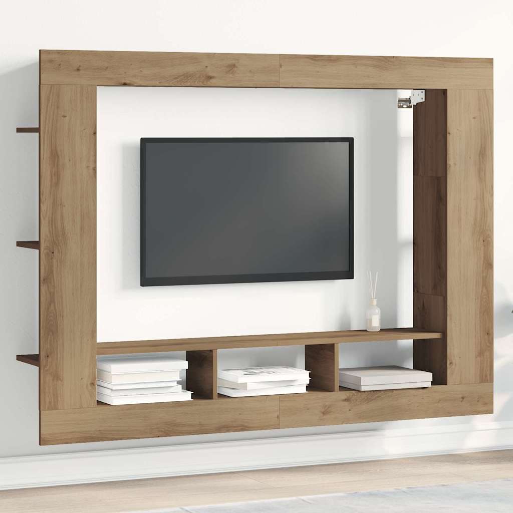 TV ormar hrast artisan 152 x 22 x 113 cm Konstruirano drvo