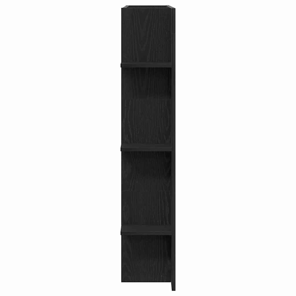 TV ormar Zidne Crni hrast 152 x 22 x 113 cm Konstruirano drvo