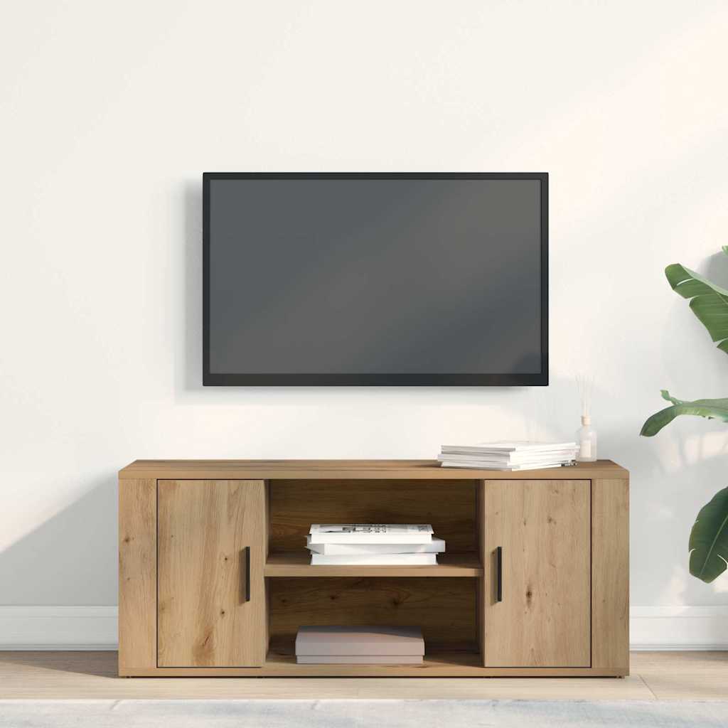 TV ormar hrast artisan 100 x 35 x 40 cm Konstruirano drvo
