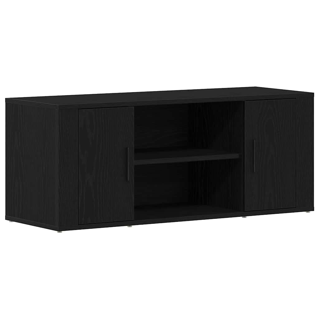 TV ormar Crni hrast 100 x 35 x 40 cm Konstruirano drvo