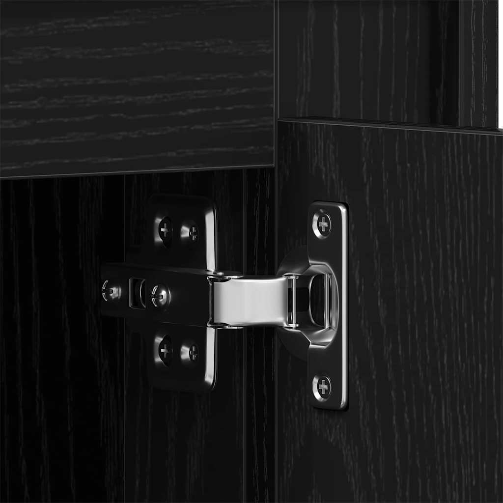 TV ormar Crni hrast 80 x 35 x 45 cm Konstruirano drvo