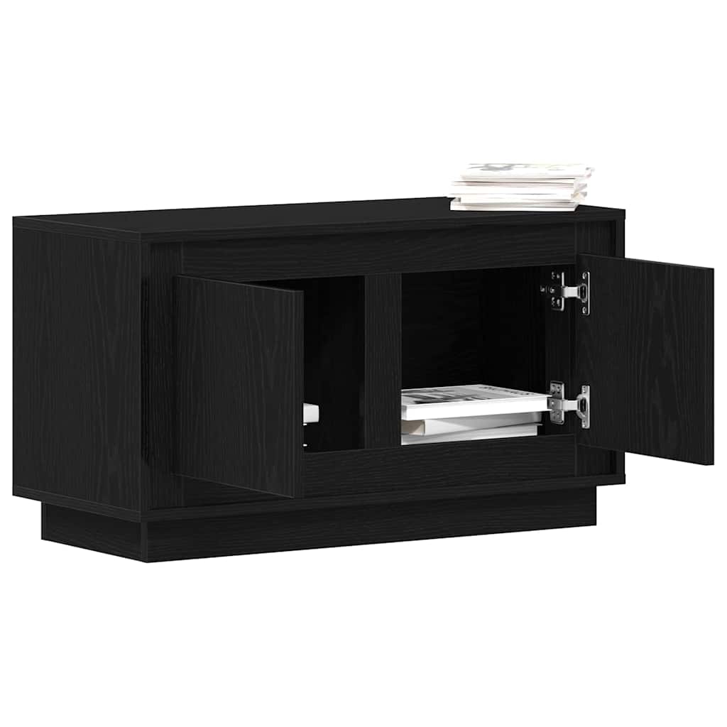 TV ormar Crni hrast 80 x 35 x 45 cm Konstruirano drvo