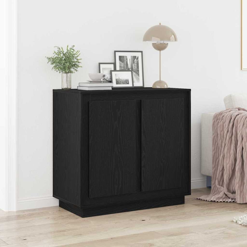 Kreveta Crni hrast 80 x 40 x 75 cm Konstruirano drvo