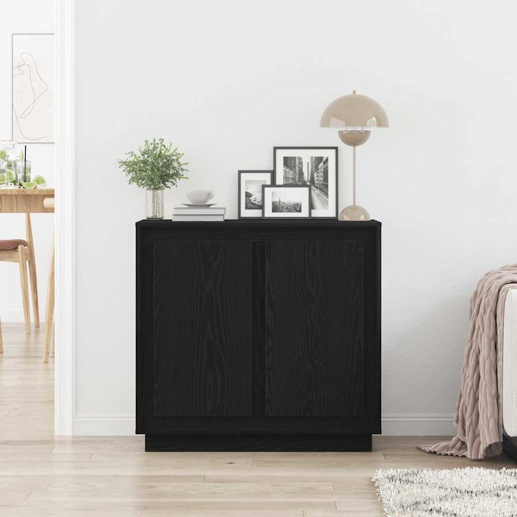 Kreveta Crni hrast 80 x 40 x 75 cm Konstruirano drvo