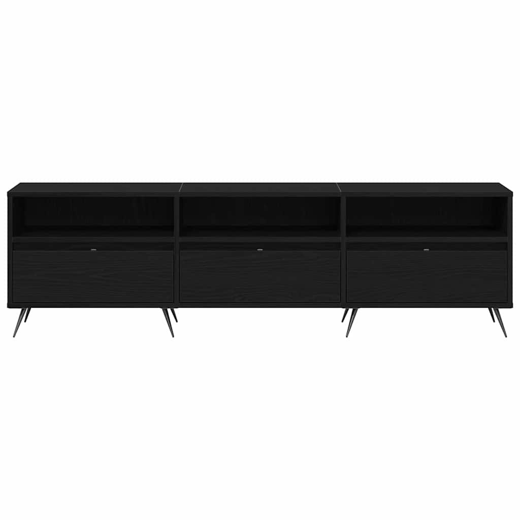 TV ormar Crni hrast 150 x 30 x 44,5 cm Konstruirano drvo