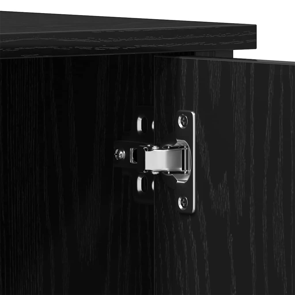 TV ormar Crni hrast 100 x 40 x 50 cm Konstruirano drvo