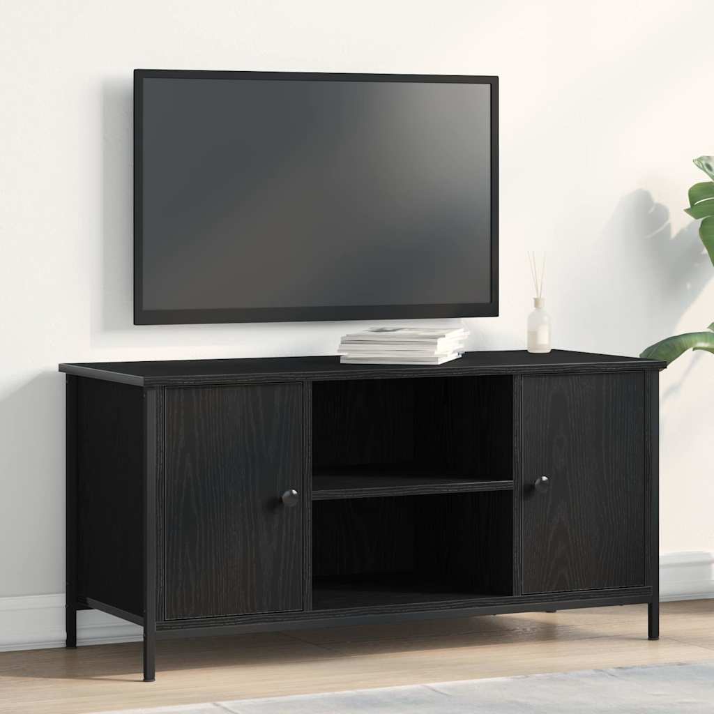 TV ormar Crni hrast 100 x 40 x 50 cm Konstruirano drvo