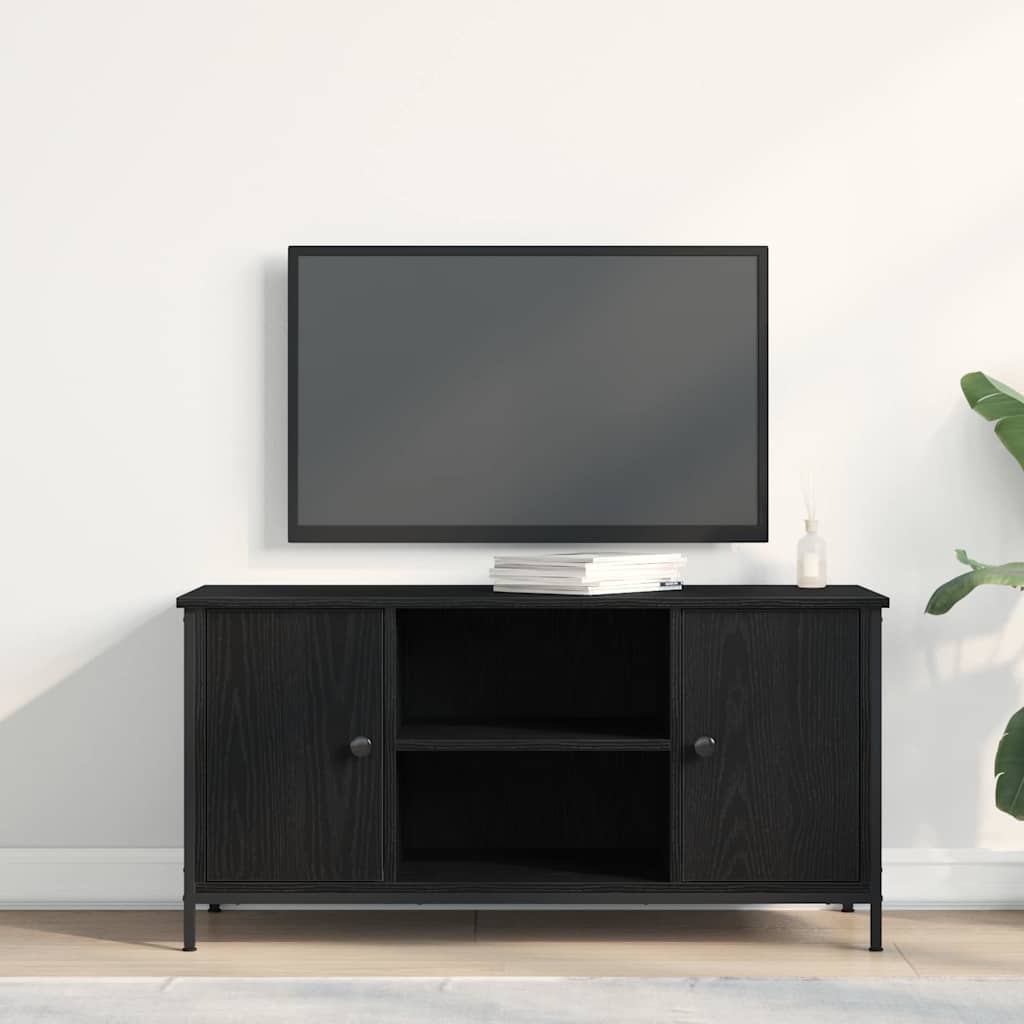 TV ormar Crni hrast 100 x 40 x 50 cm Konstruirano drvo