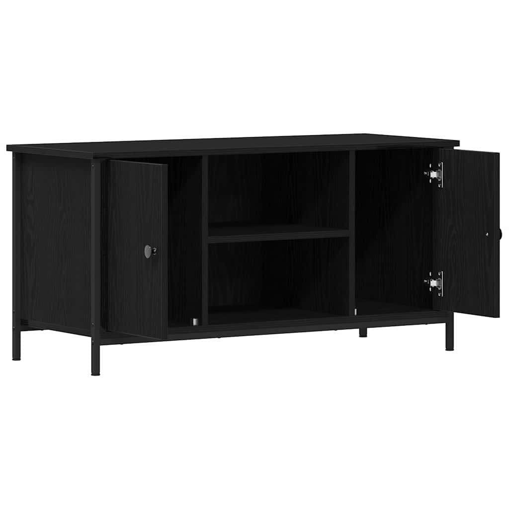 TV ormar Crni hrast 100 x 40 x 50 cm Konstruirano drvo