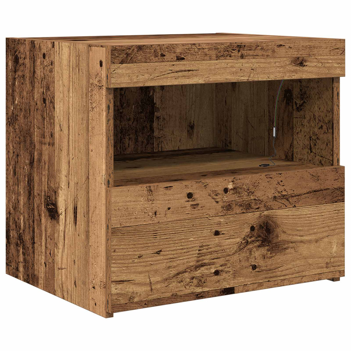 Noćni ormar Staro drvo 50 x 40 x 45 cm Konstruirano drvo