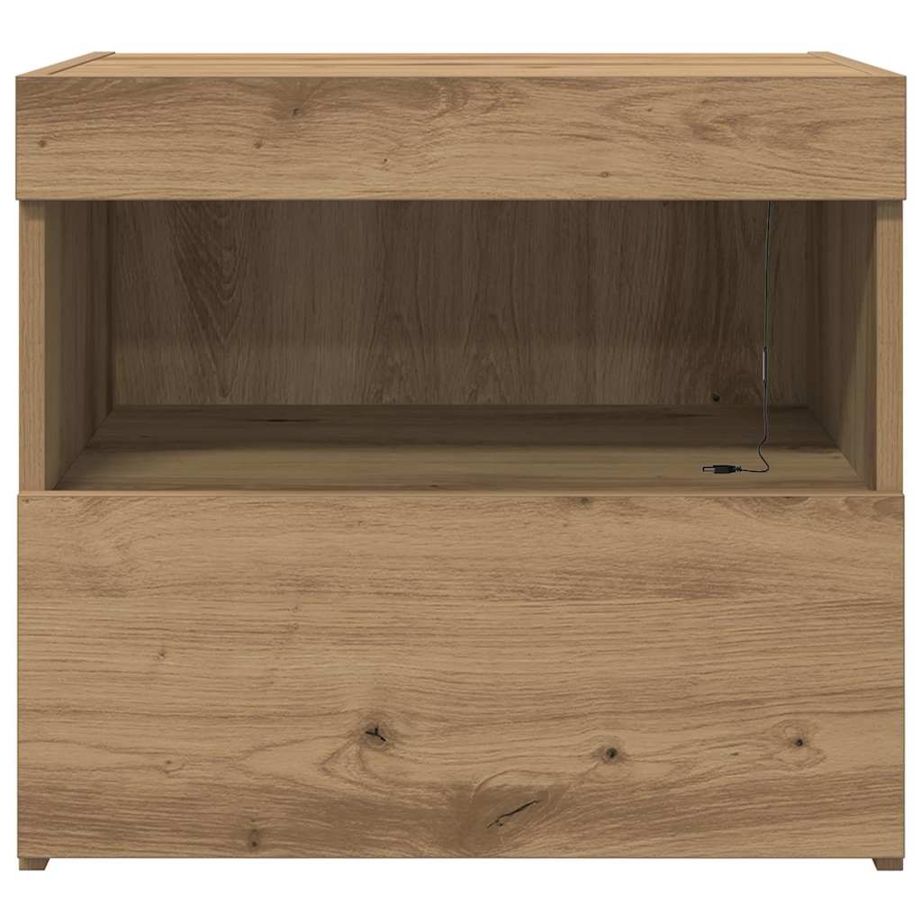 Noćni ormar s ladicama 2 pcs Umjetnički hrast 50 x 40 x 45 cm