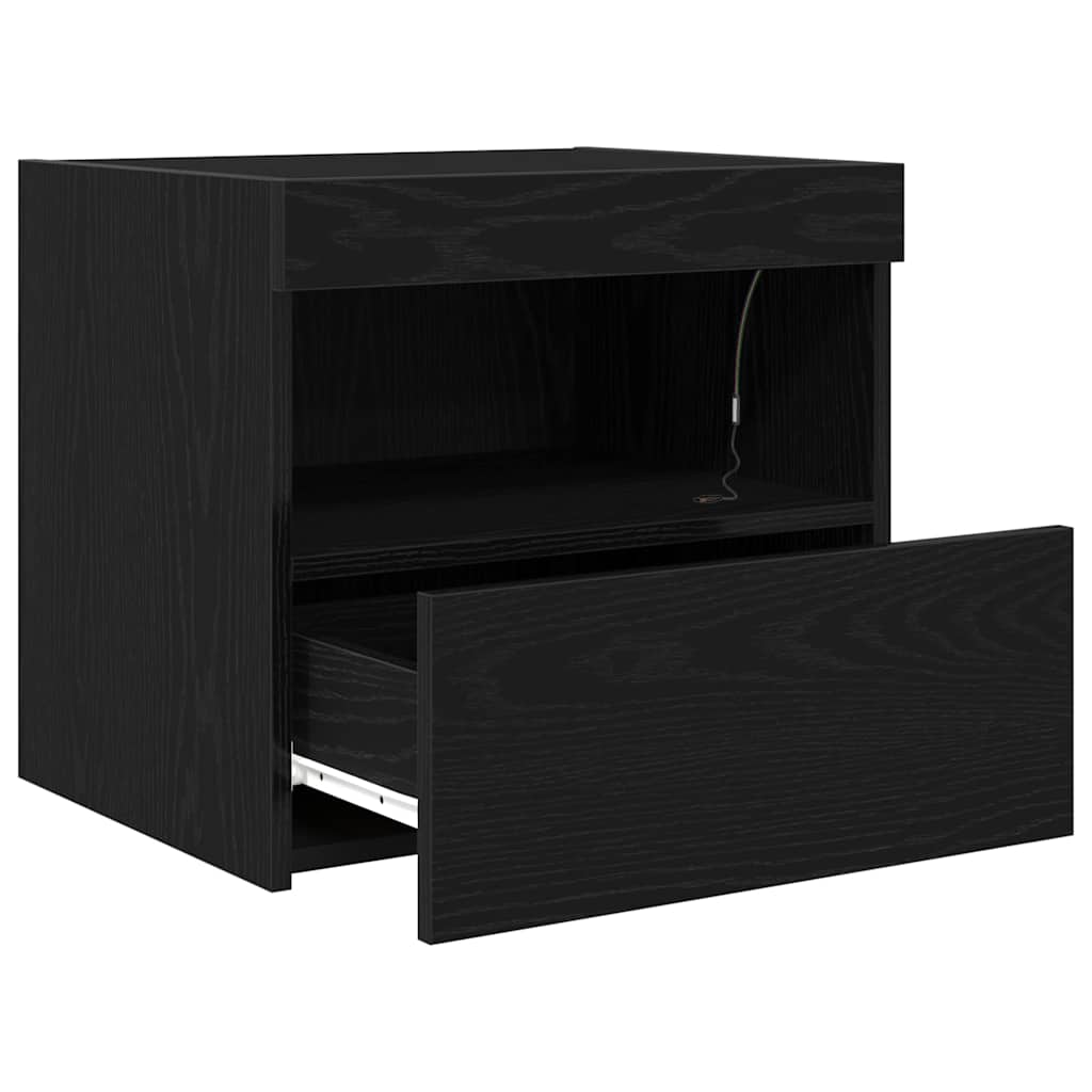 Noćni ormar Crni hrast 50 x 40 x 45 cm Konstruirano drvo