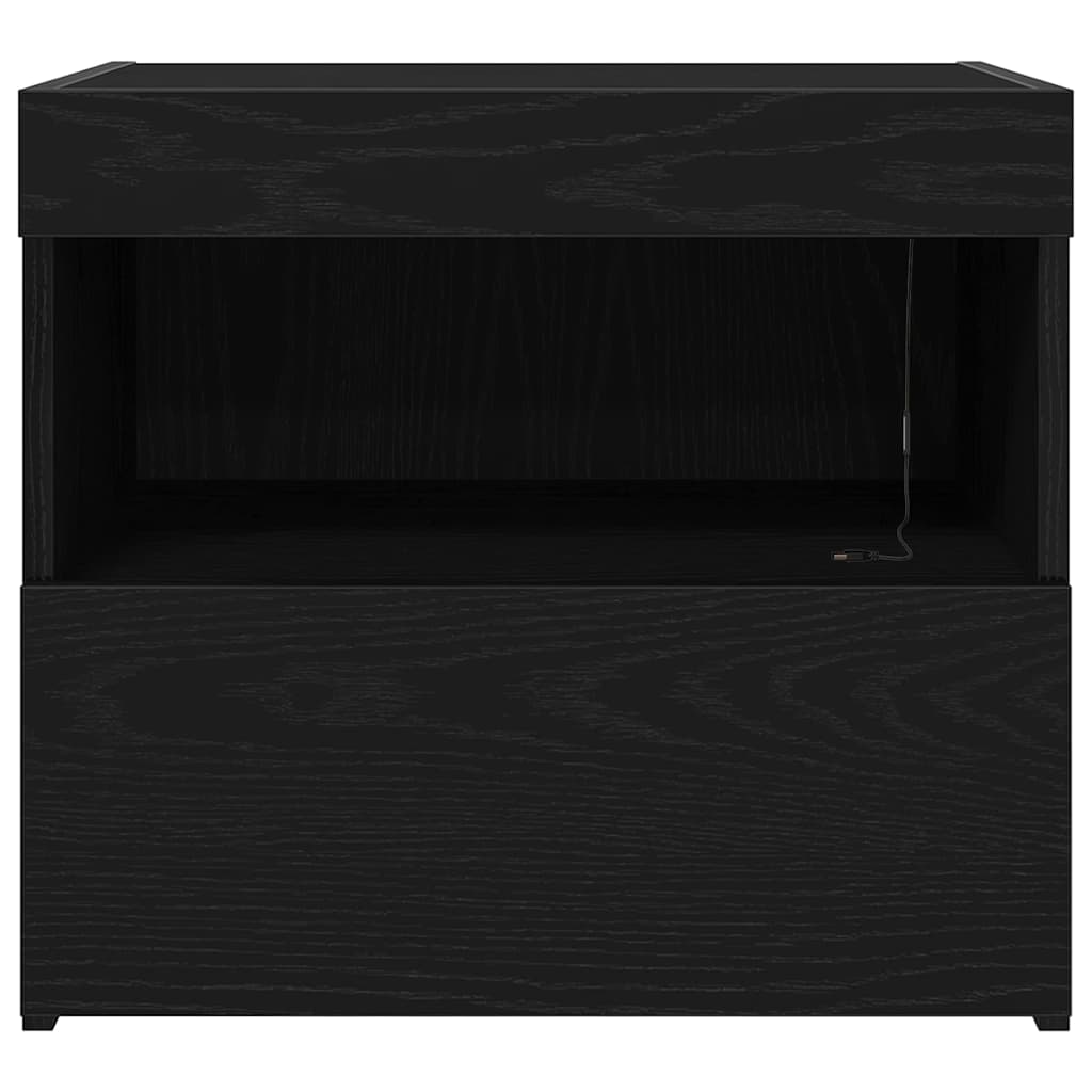 Noćni ormar Crni hrast 50 x 40 x 45 cm Konstruirano drvo