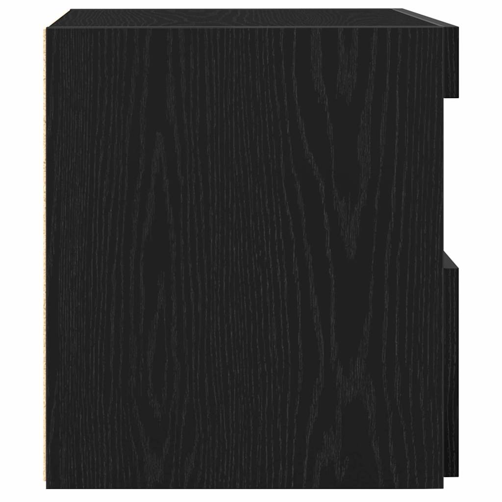 Noćni ormar 2 pcs Crni hrast 50 x 40 x 45 cm Konstruirano drvo