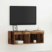 Set TV komoda Staro drvo 80 x 30 x 30 cm Konstruirano drvo