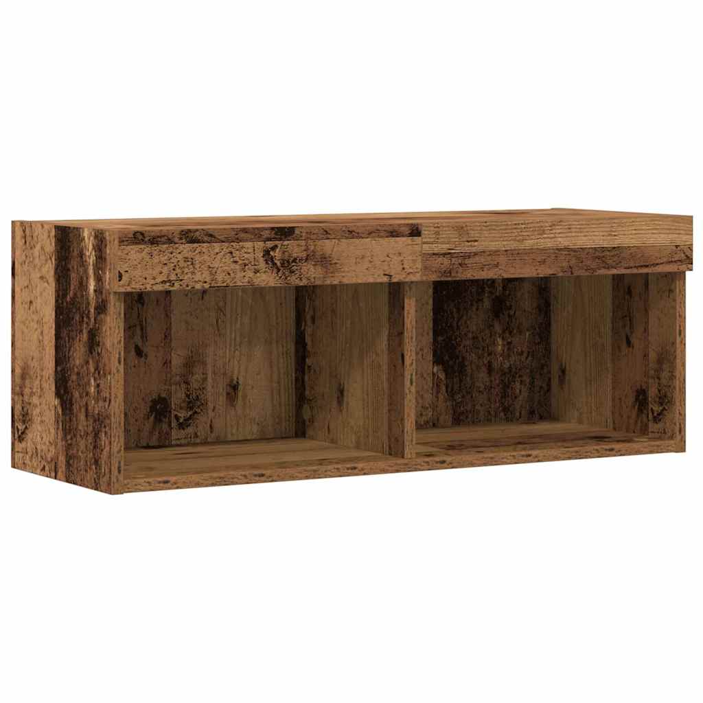 Set TV komoda Staro drvo 80 x 30 x 30 cm Konstruirano drvo