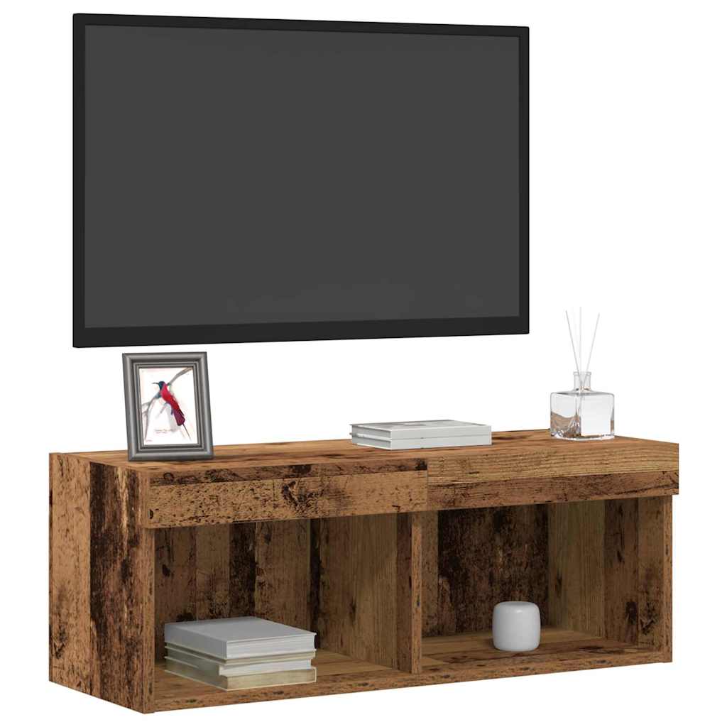 Set TV komoda Staro drvo 80 x 30 x 30 cm Konstruirano drvo