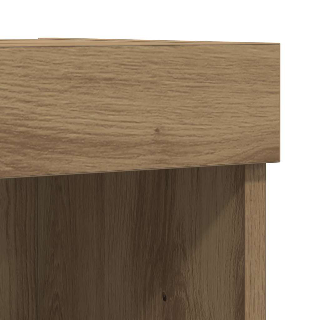 Set TV komoda Zidne 2 pcs Umjetnički hrast 80 x 30 x 30 cm
