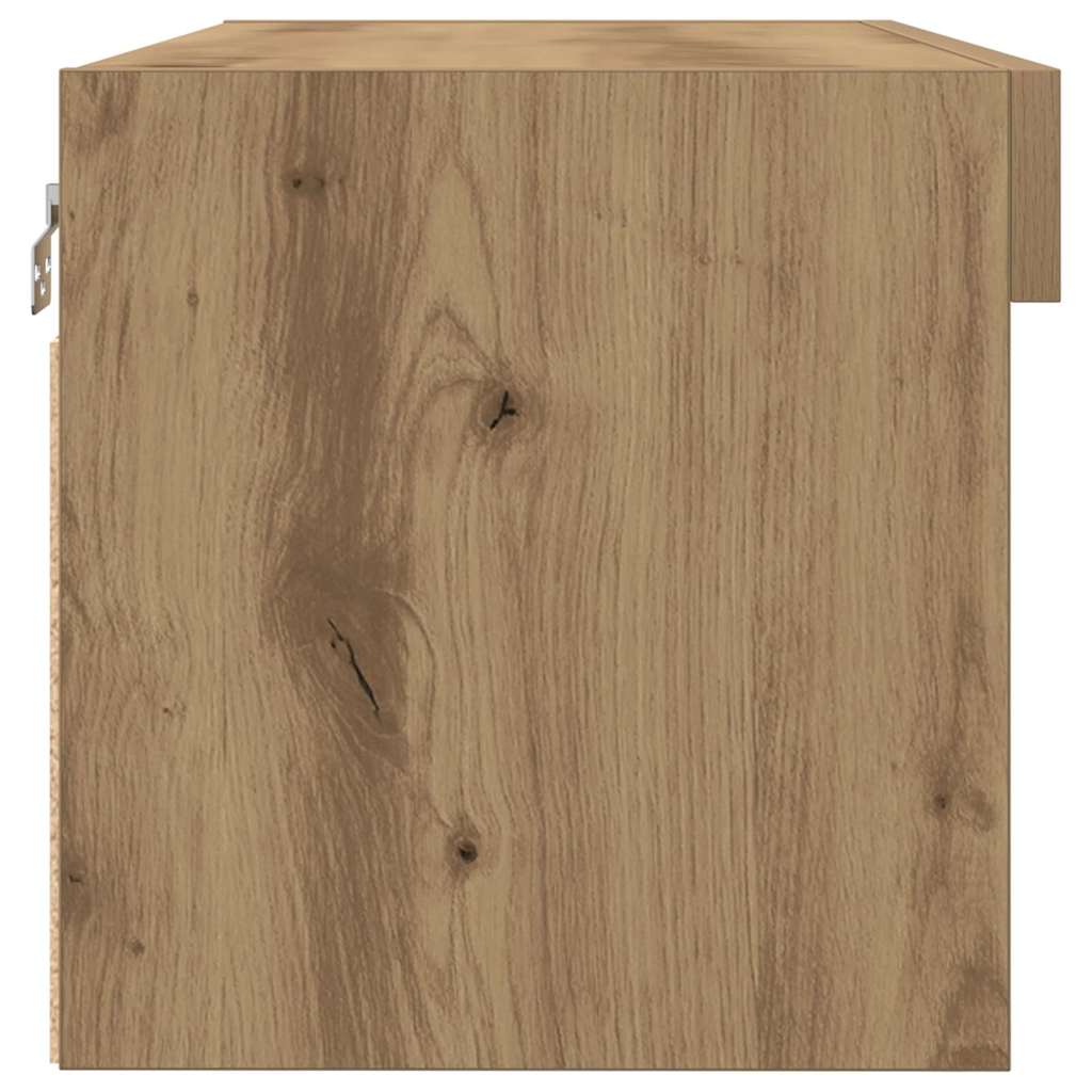 Set TV komoda Zidne 2 pcs Umjetnički hrast 80 x 30 x 30 cm