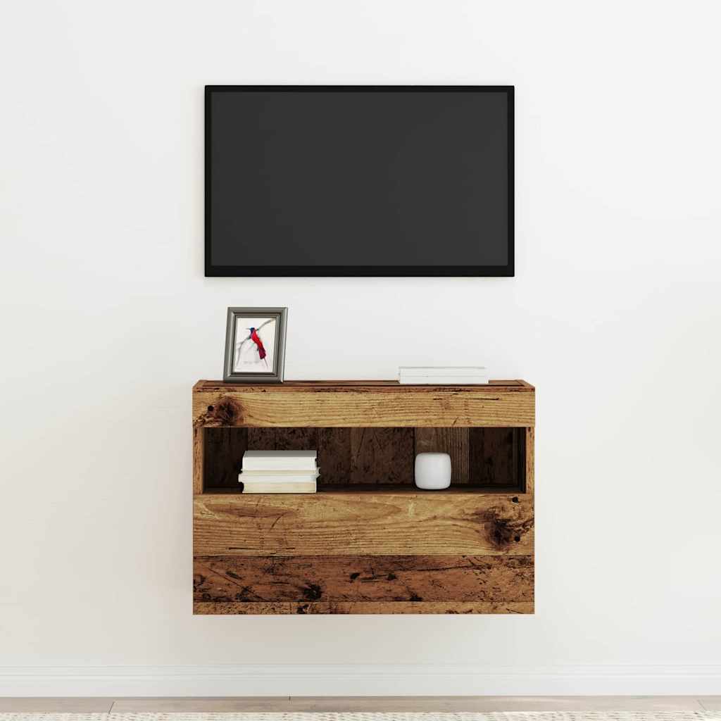 TV zidni ormar Staro drvo 60 x 30 x 40 cm Konstruirano drvo