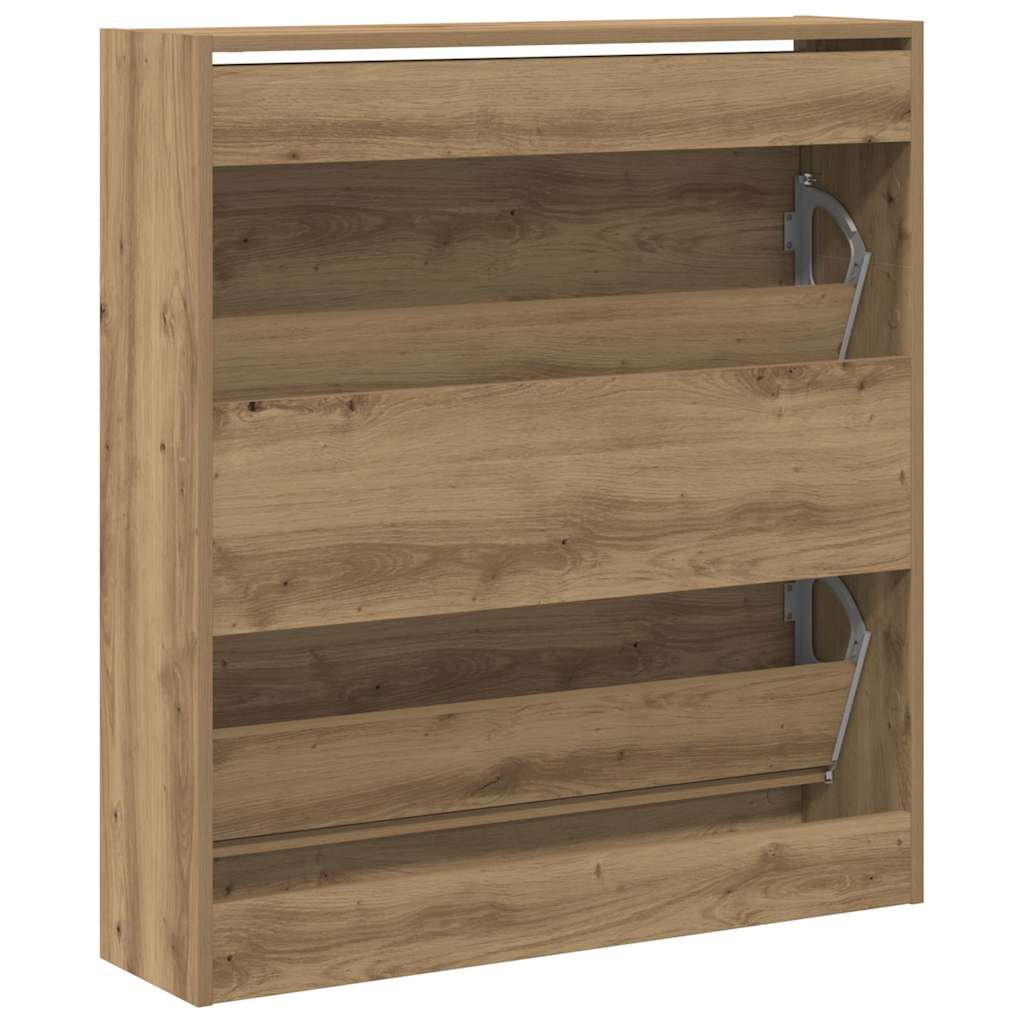 Ormar za cipele s policom Dimljeni hrast 80 x 21 x 87,5 cm