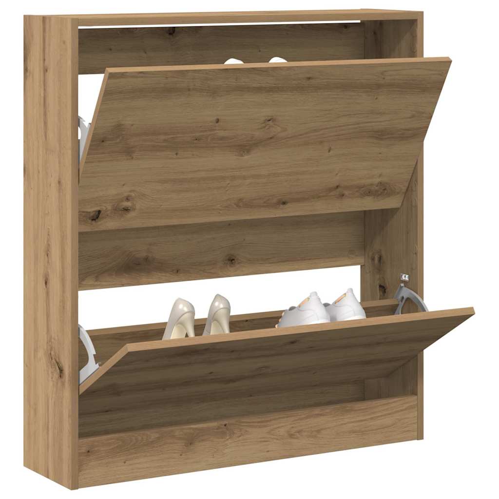 Ormar za cipele s policom Dimljeni hrast 80 x 21 x 87,5 cm
