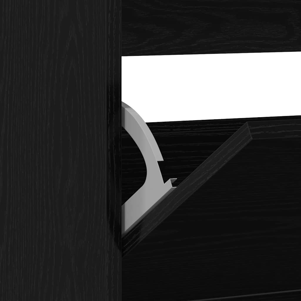 Ormar za cipele Crni hrast 80 x 21 x 87,5 cm Konstruirano drvo