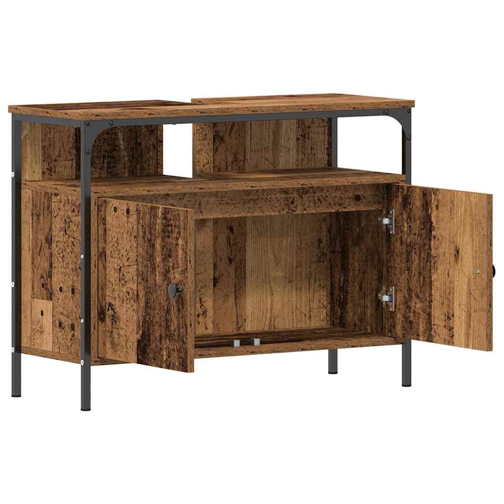 Ogledalo ormar Staro drvo 60 x 16 x 60 cm Konstruirano drvo