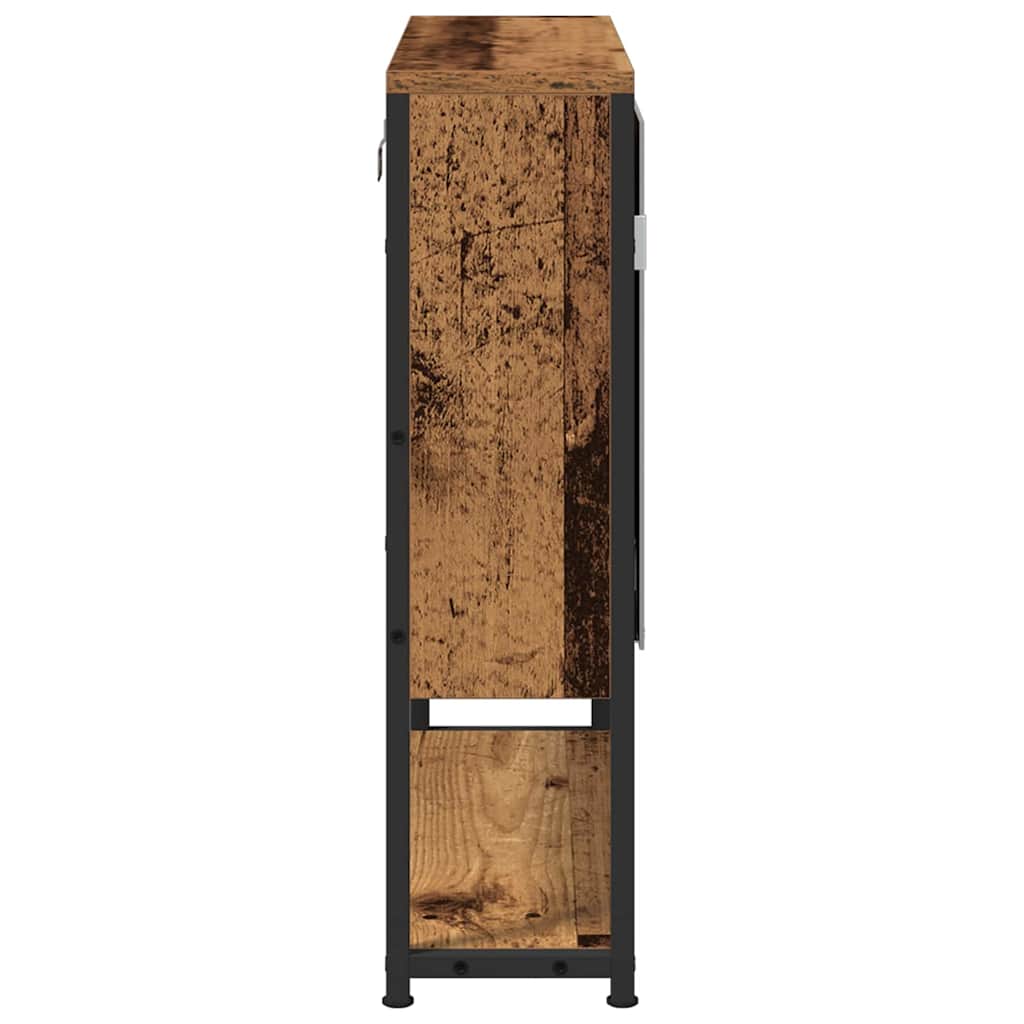 Ogledalo ormar Staro drvo 60 x 16 x 60 cm Konstruirano drvo