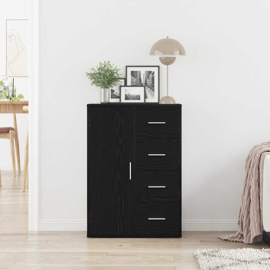 Kreveta s ladicama Crni hrast 60 x 31 x 84 cm Konstruirano drvo