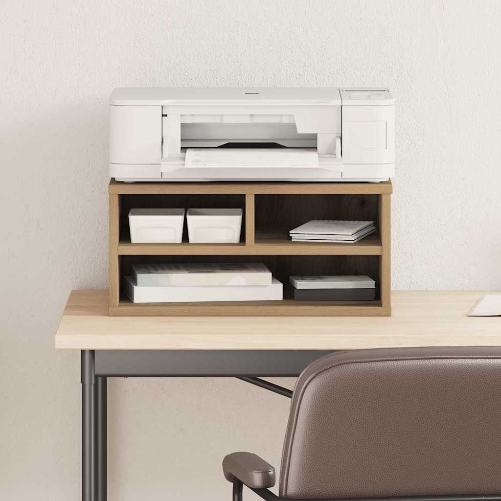 Držač za printer s pohranom Umjetnički hrast 49 x 40 x 22.5 cm