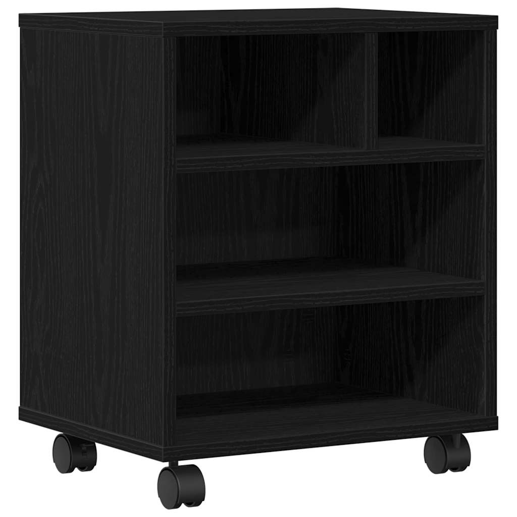 Držač za printer Crni hrast 41 x 32 x 48 cm Konstruirano drvo