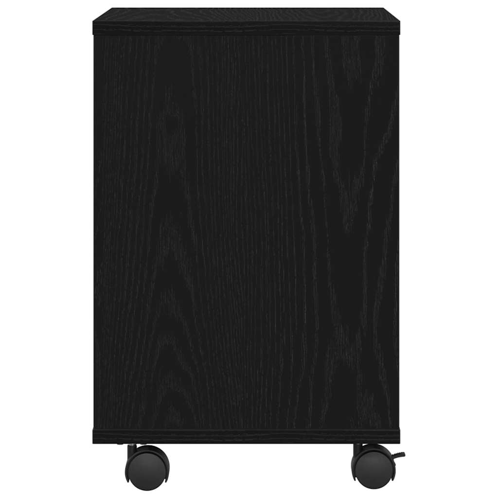 Držač za printer Crni hrast 41 x 32 x 48 cm Konstruirano drvo