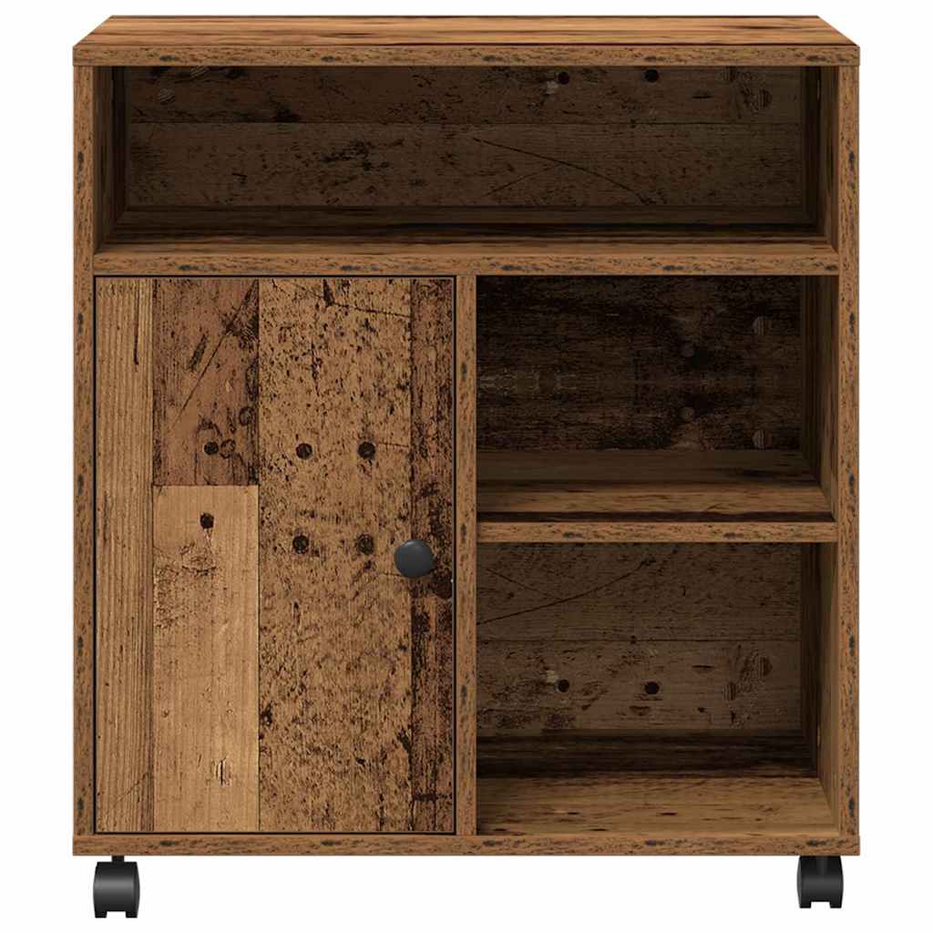 Držač za printer Staro drvo 60 x 50 x 67 cm Konstruirano drvo