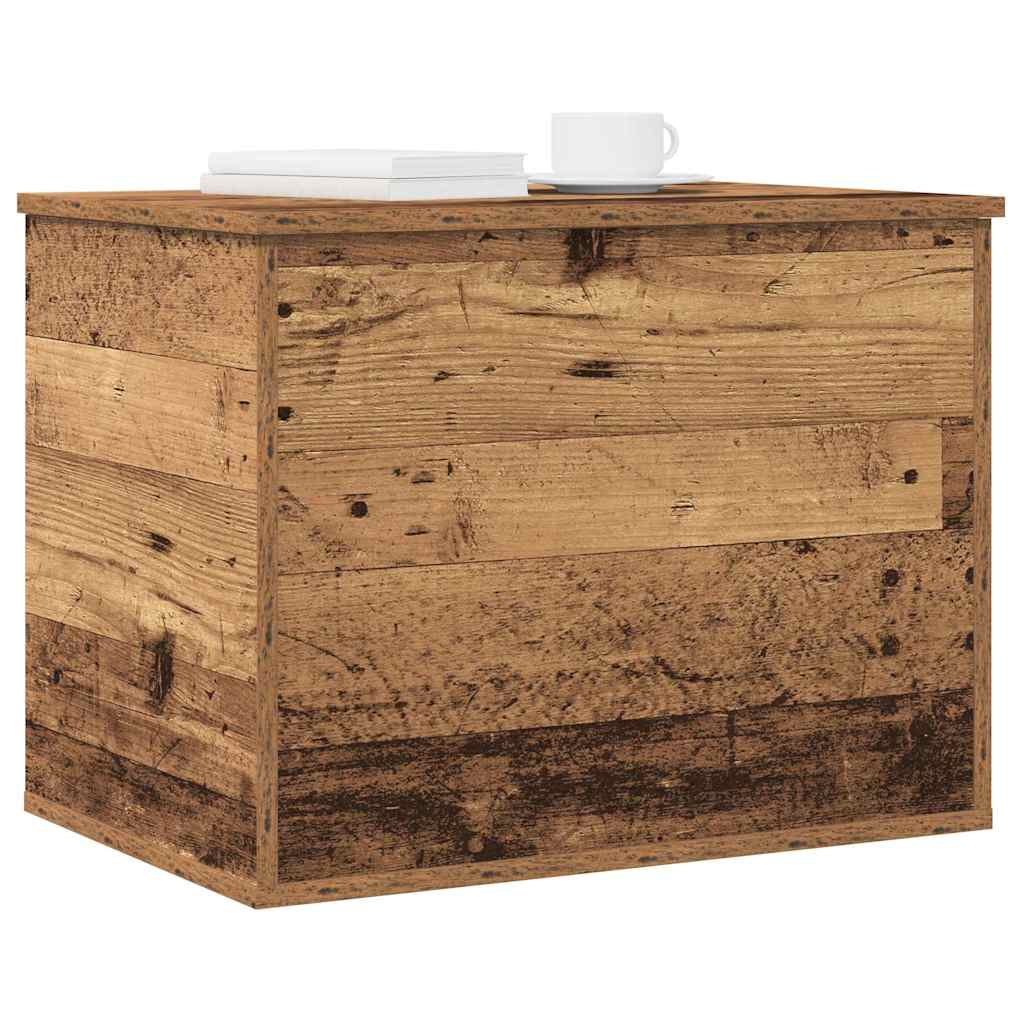 Kutija za spremanje s pohranom Staro drvo 60 x 42 x 46 cm