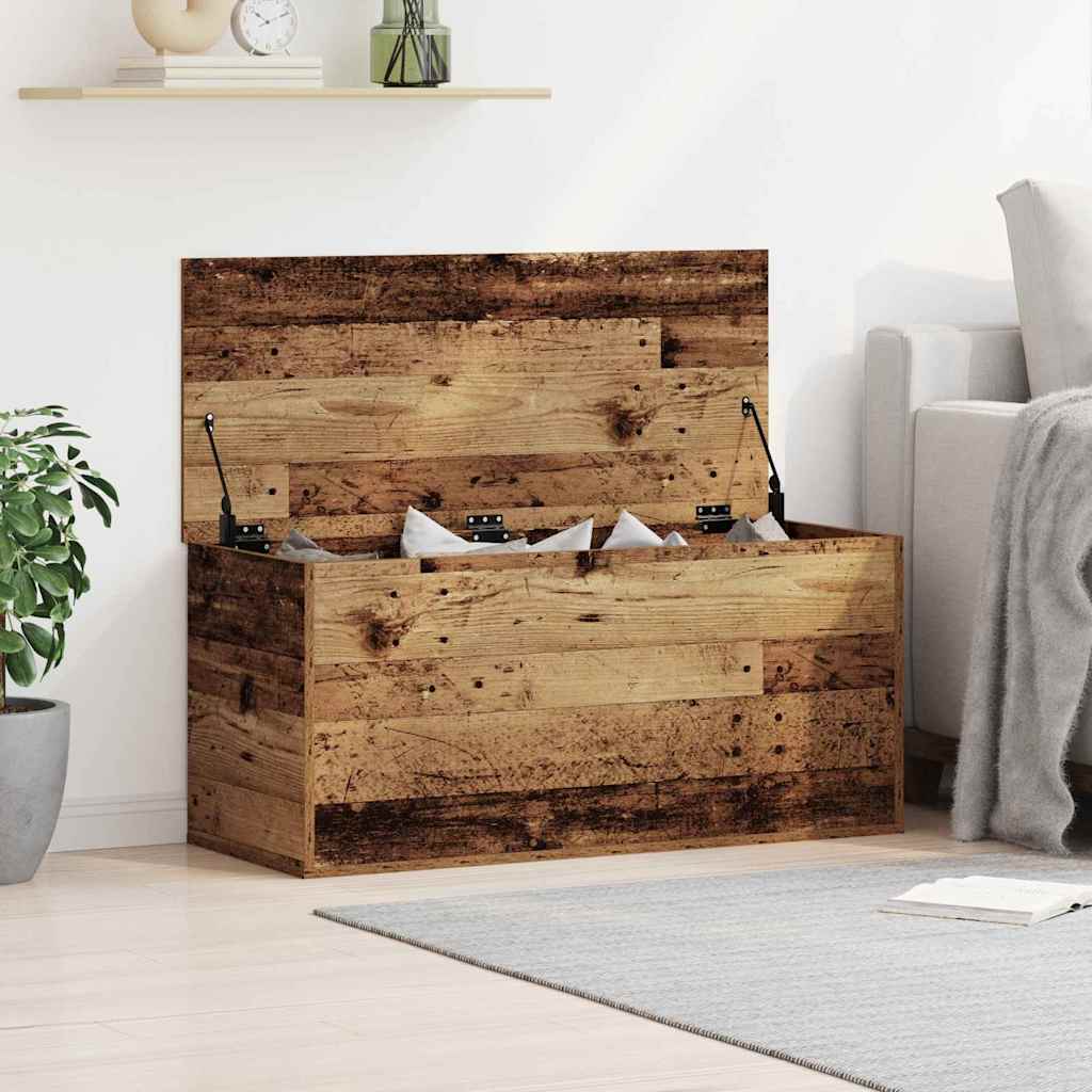 Kutija za spremanje s pohranom Staro drvo 100 x 42 x 46 cm